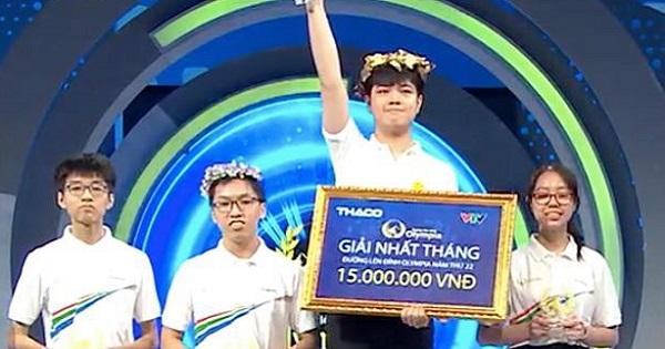 Đặng Lê Nguyên Vũ thắng tuyệt đối trận tháng đầu tiên Olympia năm thứ 22