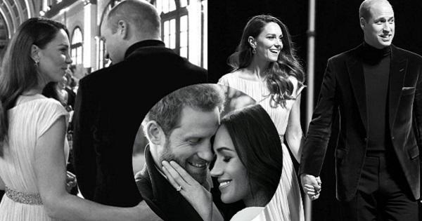 Bộ ảnh tình tứ của cặp đôi hoàng gia William - Kate sao chép Meghan?