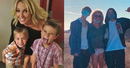 Đăng ảnh thơ ấu của con, Britney vui buồn lẫn lộn vì các con lớn quá nhanh