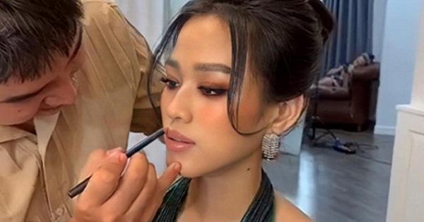 Hoa hậu Đỗ Thị Hà đẹp kiêu sa, lộng lẫy trong hậu trường chuẩn bị cho Miss World