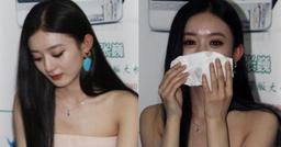 Triệu Lệ Dĩnh bật khóc nức nở nhưng fan chỉ tập trung khen ngợi vẻ đẹp và góc nghiêng thần thánh