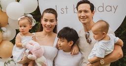 Kim Lý viết tâm thư hậu sinh nhật cặp sinh đôi, xúc động nhất là dòng nhắn gửi đến Subeo