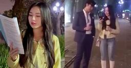 Lộ clip Nhan Phúc Vinh hẹn hò Quỳnh Kool tại hồ Hoàn Kiếm