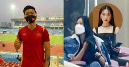Đoàn Văn Hậu công khai đưa Doãn Hải My đến cổ vũ đội tuyển Việt Nam?