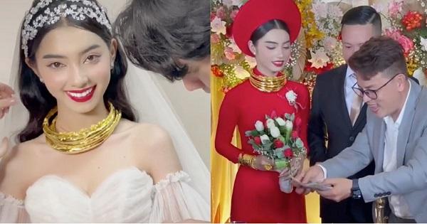 Cô dâu bão mạng với quà cưới xuất giá là 30 cây vàng, 400 triệu tiền mặt