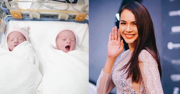 Á hậu Diễm Châu hạ sinh hai bé gái song sinh, giấu danh tính bạn trai