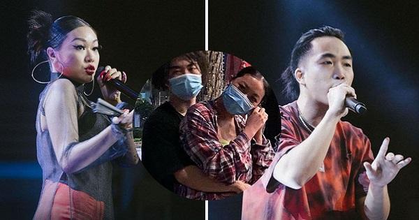 Rap Việt mùa 2 xuất hiện một cặp đôi, tình tứ không kém TLinh - MCK