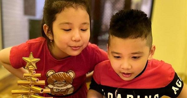 Ngoại hình chuẩn "soái ca nhí" của con trai út Hoa hậu Jennifer Phạm