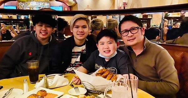 Bằng Kiều chi hàng trăm triệu tặng quà Giáng sinh cho 3 con