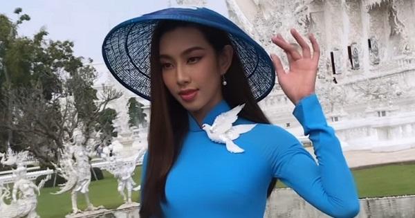 Không còn diện trang phục Thái, Thùy Tiên thả dáng với áo dài Việt khoe nhan sắc tầm quốc tế