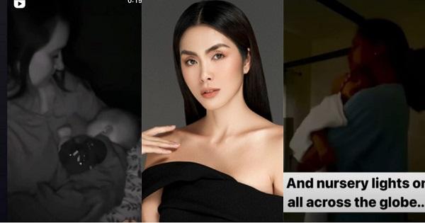 Hà Tăng chia sẻ "nhật ký làm mẹ", thức trắng đêm để canh từng giấc ngủ của con