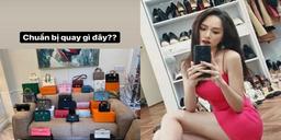 Hương Giang để lộ loạt túi hiệu đắt đỏ, giá "sương sương" bằng mấy căn chung cư