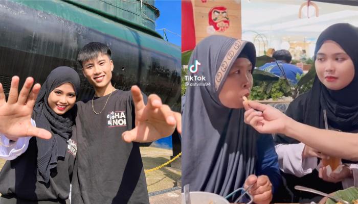 Quay lại Indonesia, Đạt Villa đút cho "mẹ vợ tương lai" ăn khiến bạn gái giận