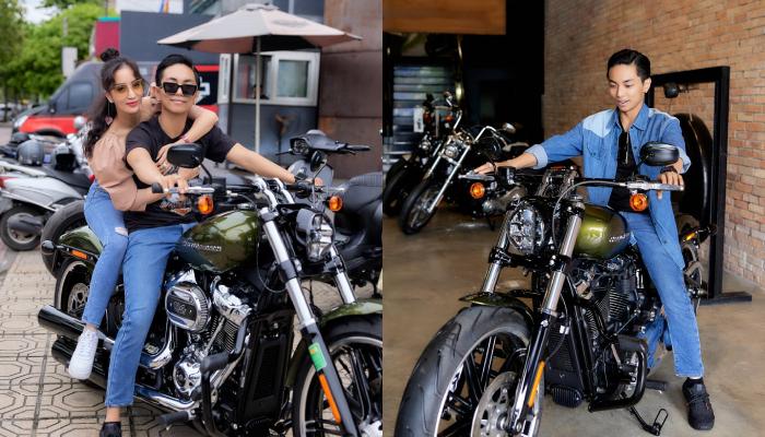 Chồng trẻ vừa giành HCV, Khánh Thi tặng ngay xe motor tiền tỷ