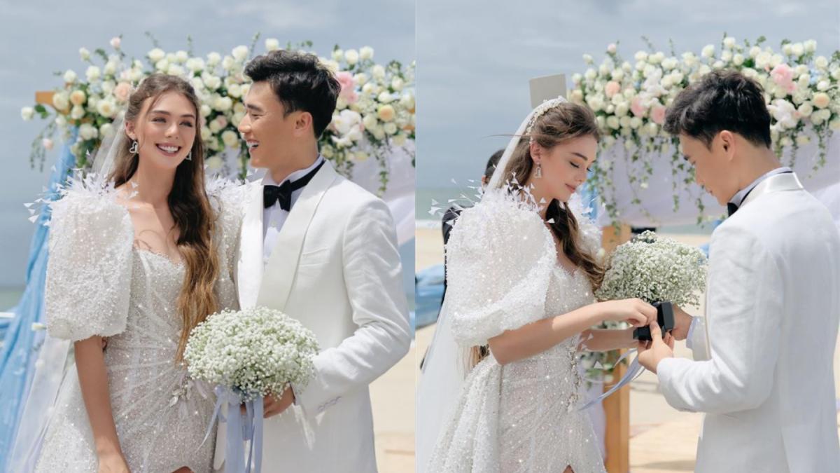 Lý do bố mẹ vợ Bùi Tiến Dũng không đến Việt Nam dự đám cưới của hai con