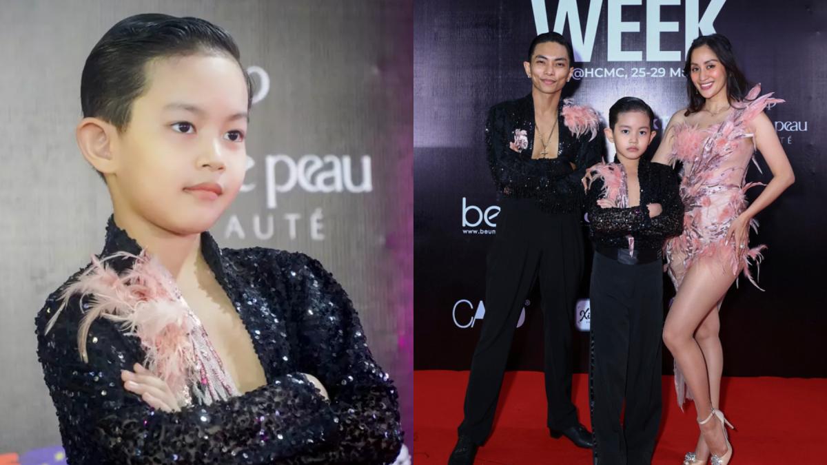 Kubi nhà Khánh Thi - Phan Hiển mới 7 tuổi đã chiếm trọn spotlight khi đi thảm đỏ một mìnhh
