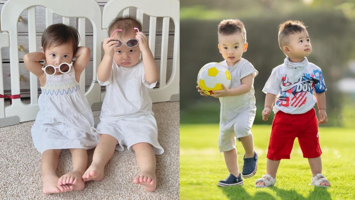 Tên thật cặp song sinh nhà Hà Hồ là gì? Khám phá tên thật của con sao Việt