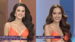 Ngọc Châu, Hương Ly, Hoàng Phương nổi bật trong phần trình diễn áo tắm, thân hình chuẩn từng “cm"