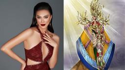 Kim Duyên mặc trang phục nặng 30kg tại Miss Supranational 2022