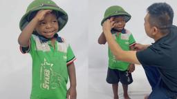 Lôi Con tập chào cờ trước, dường như việc về Việt Nam với Quang Linh Vlogs đã "chắc như bắp"