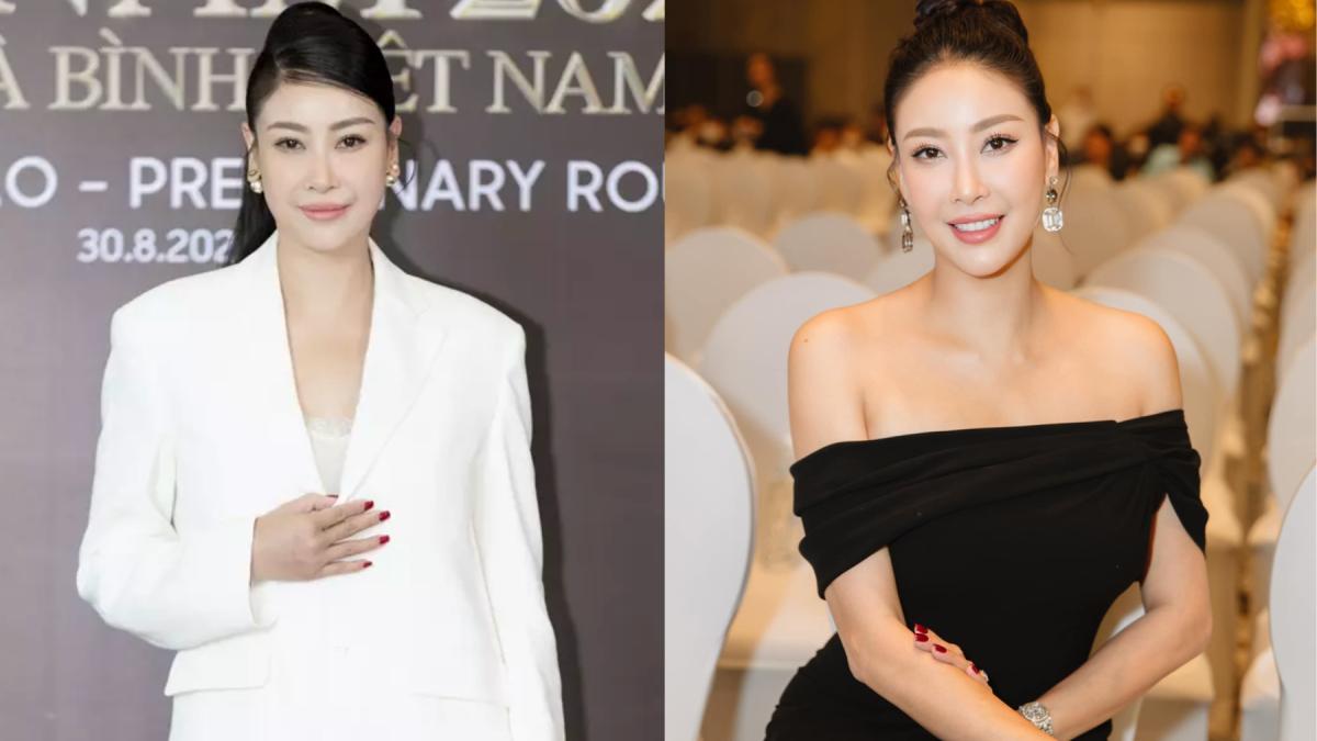 Gương mặt như búp bê sáp của Hoa hậu Việt Nam 1992 Hà Kiều Anh ở tuổi U50