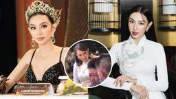 Hoa hậu Thùy Tiên hớt hải tìm bố cho em nhỏ bị lạc, ôm bên cạnh không rời