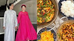 Tăng Thanh Hà ăn cơm với canh cua cà muối dù lấy chồng tỷ phú