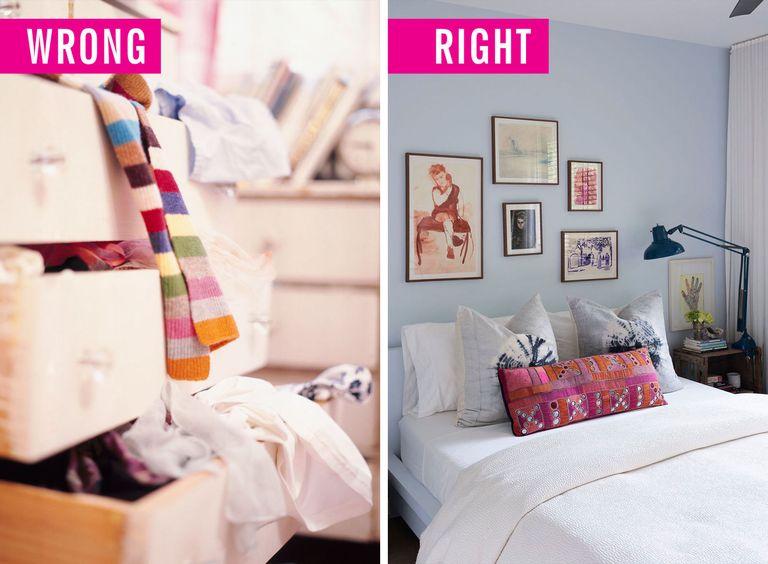 5 sai lầm cần tránh khi sắp xếp và trang trí phòng ngủ