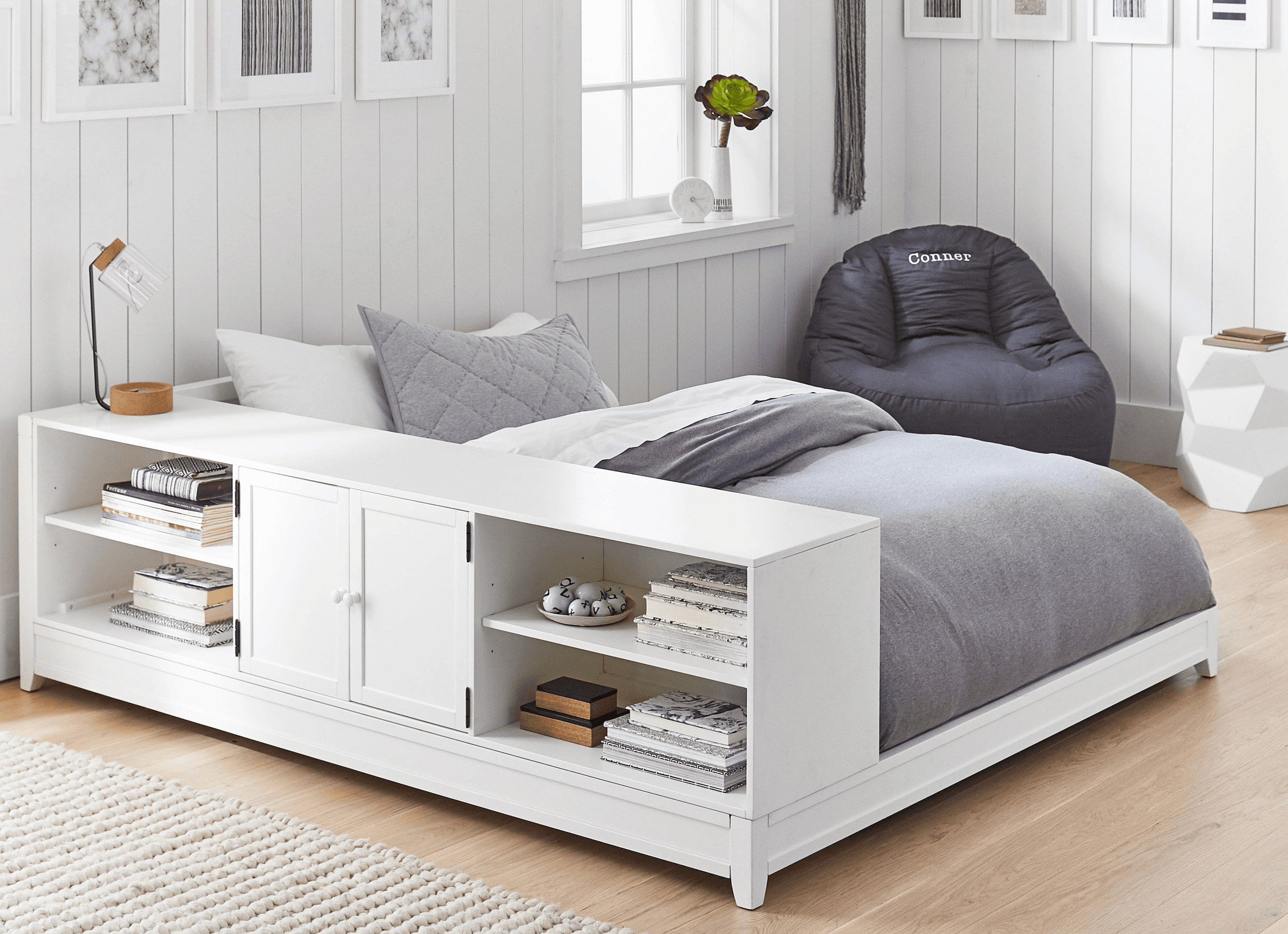 5 mẫu giường ngủ tích hợp không gian lưu trữ bất ngờ và tiện ích