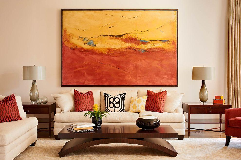 Trang trí tường sống động với tranh treo tường trừu tượng cỡ lớn