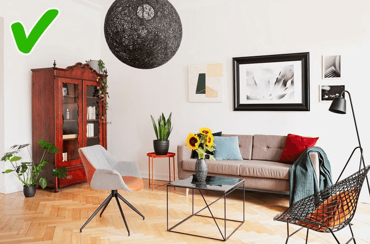 4 sai lầm cần tránh khi thiết kế nội thất để có được căn phòng hoàn hảo