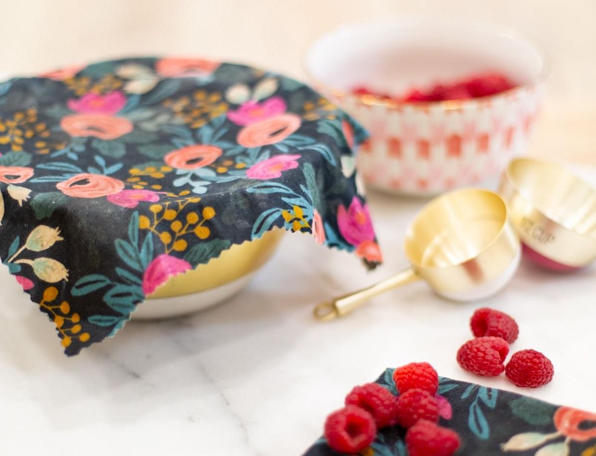 Cách làm màng bọc thực phẩm tái sử dụng nhiều lần từ vải cotton
