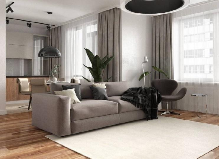 Thăm căn hộ thiết kế phóng khoáng với gam màu trung tính của chàng độc thân