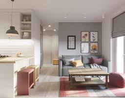 Căn hộ 42m² màu trung tính, mỗi phòng một vẻ nhưng phòng nào cũng chất lừ