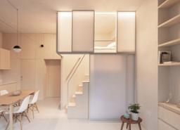 Căn hộ mini 29m² tại London với phòng ngủ thiết kế như chiếc "đèn lồng" thu hút