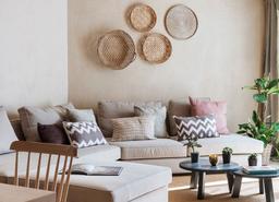 Trang trí phòng khách bằng tô điểm những bức tường sau sofa chất lừ mà dễ thực hiện