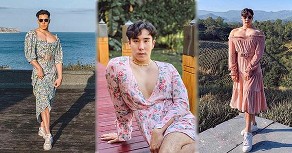 Fashionista người Thái thu hút giới trẻ nhờ diện trang phục của phụ nữ