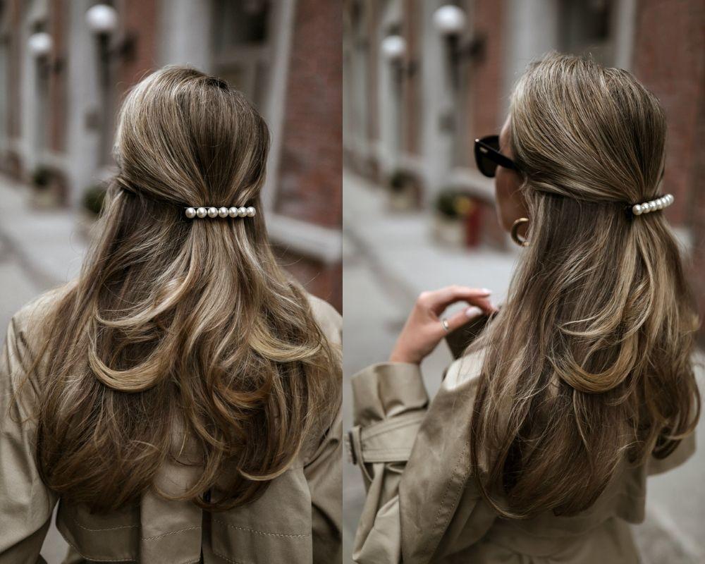 Là tín đồ của ngọc trai thì không nên bỏ qua những chiếc kẹp tóc nhỏ nhưng có võ với những phối đồ này