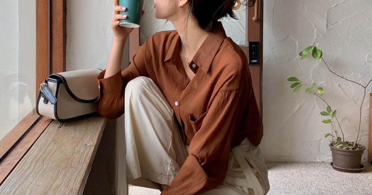Lên đồ mùa Thu với công thức mix áo sơ mi dài tay chuẩn style gái Hàn