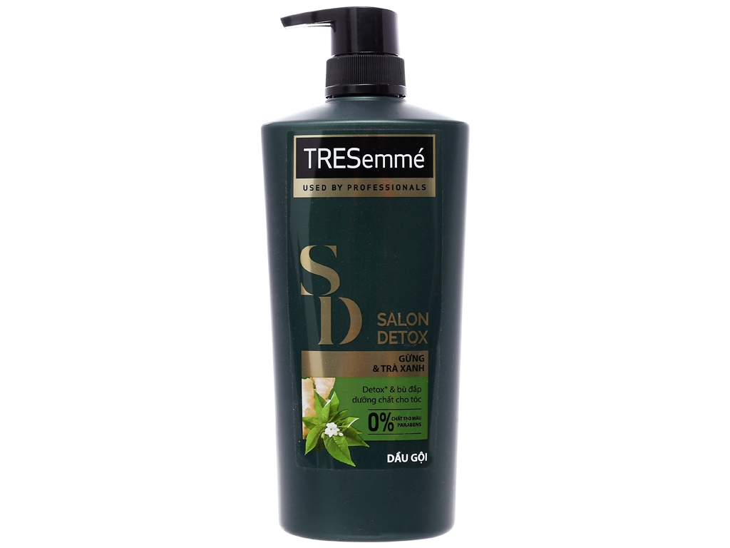 Dầu gội Tresemme Salon Detox giúp thải độc cho tóc, khôi phục sự chắc khỏe và mềm mượt vốn có của tóc.