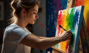 Hành trình nghệ thuật của cảm xúc: Vẽ nên cuộc sống qua màu sắc