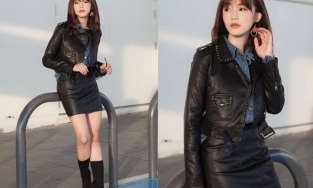 Mặc chân váy đen ôm dáng ngắn gợi cảm với 8 cách phối đồ đơn giản