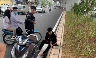 Tạm giữ quái xế đâm vào phụ nữ mang bầu, đập phá tài sản người đi đường