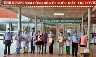 Quảng Nam: Hai bệnh nhân nhiễm Covid-19 cuối cùng xuất viện