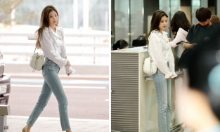 Học lỏm công thức mix match quần jeans sành điệu từ Jennie, áp dụng quanh năm đều đẹp