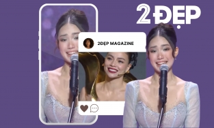 Lâm Châu bật khóc ngay trên sân khấu trực tiếp The New Mentor