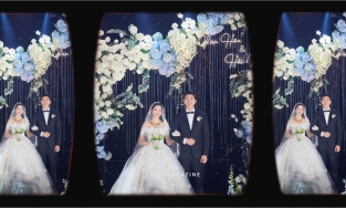 Doãn Hải My diện váy cưới hoa trà