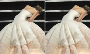 Jennifer Lawrence và cú ngã trên chiếc váy gần trăm tỷ 10 năm trước đến giờ vẫn là topic hot bền bỉ