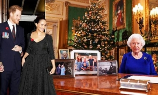 Nữ hoàng cố ý bỏ ảnh của Hoàng tử Harry và Meghan Markle trên bàn làm việc