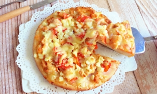 Cách làm pizza gà đơn giản mà được lòng con trẻ 